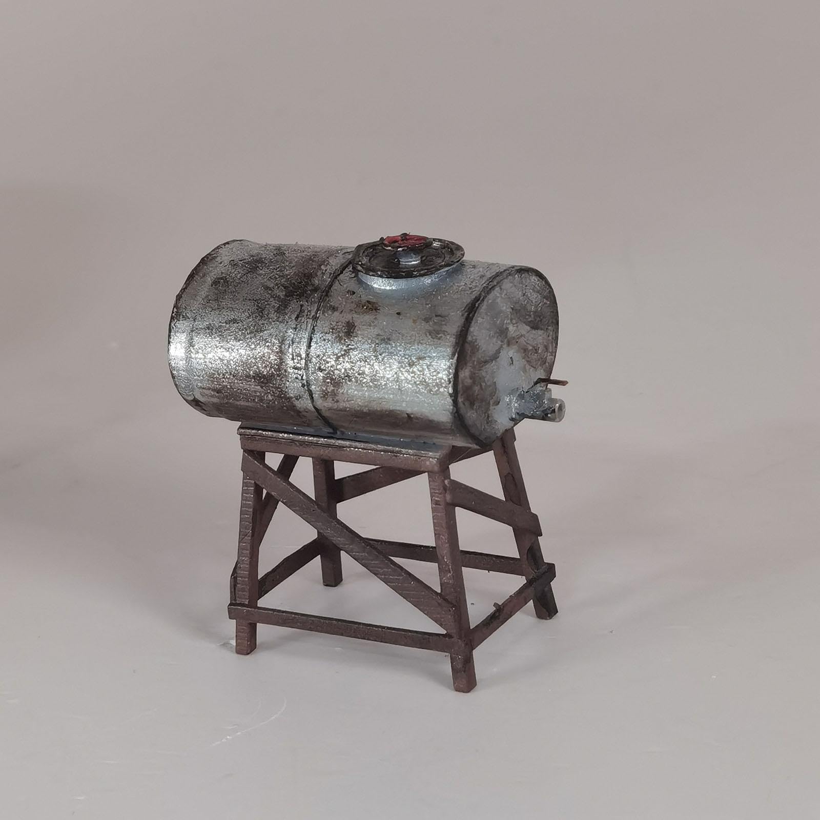 F Fityle Modelo a Escala HO, Tanque de Agua, Tren, decoración de escenarios, dioramas, decoración, pequeño Adorno para Aficionados.