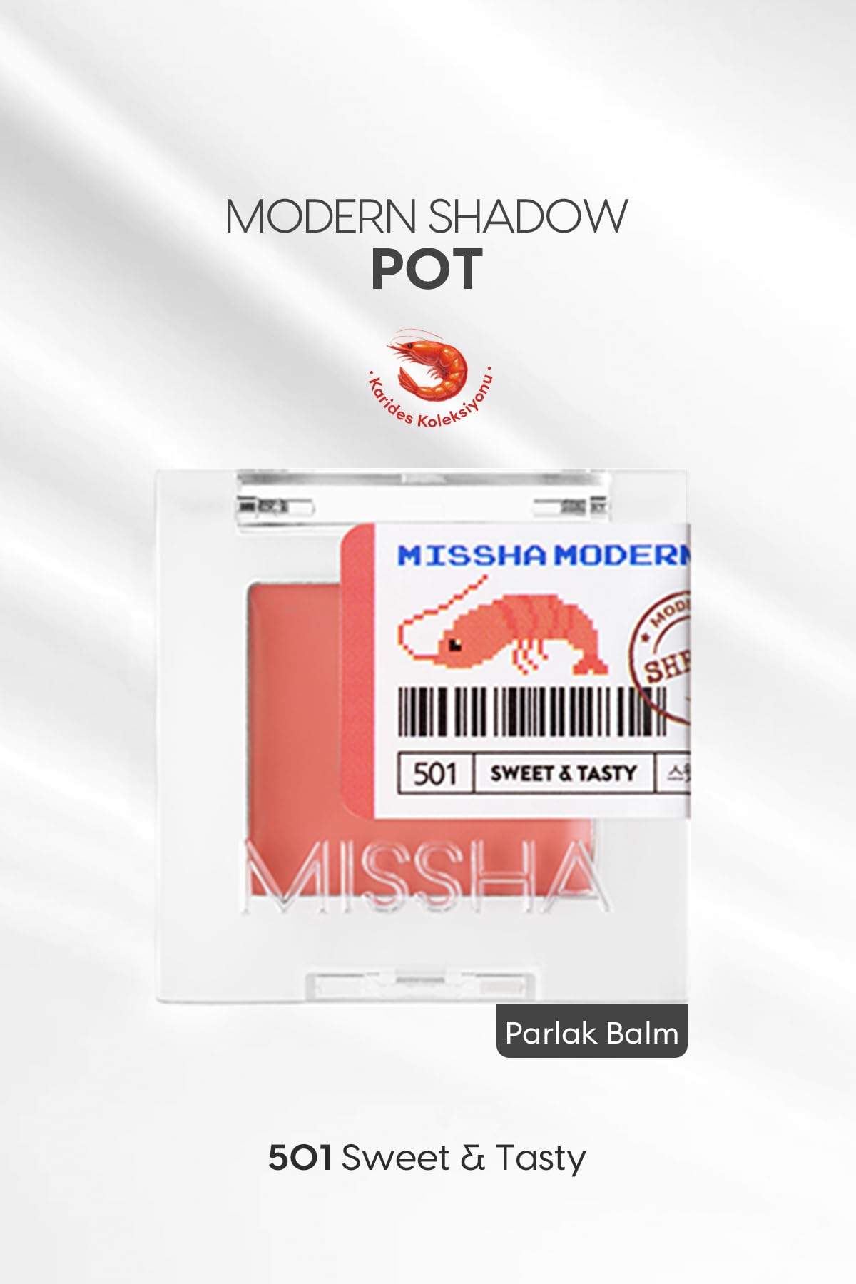 MISSHA Parlak Balm Dokulu Tekli Göz Farı Modern Pot (501 Sweet&Tasty) 501 Sweet&Tasty