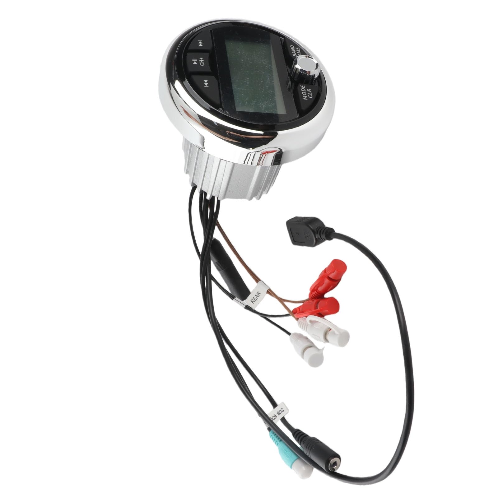 Reproductor MP3 Bluetooth para Barco, Rendimiento Estable, Conectividad de Largo Alcance, Pantalla LCD, Receptor de Medios Digitales Marinos, 12V para RV