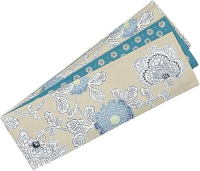 Amazon | 半幅帯 更紗手帖 ベージュ 正絹 日本製 WAKKA ワッカ | 帯 通販 