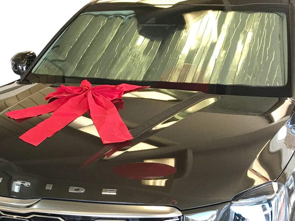 HeatShield, The Original Windshield Sun Shade, Custom-Fit for Kia Telluride SUV 2020, 2021, 2022, 2023, 2024 Silver Series