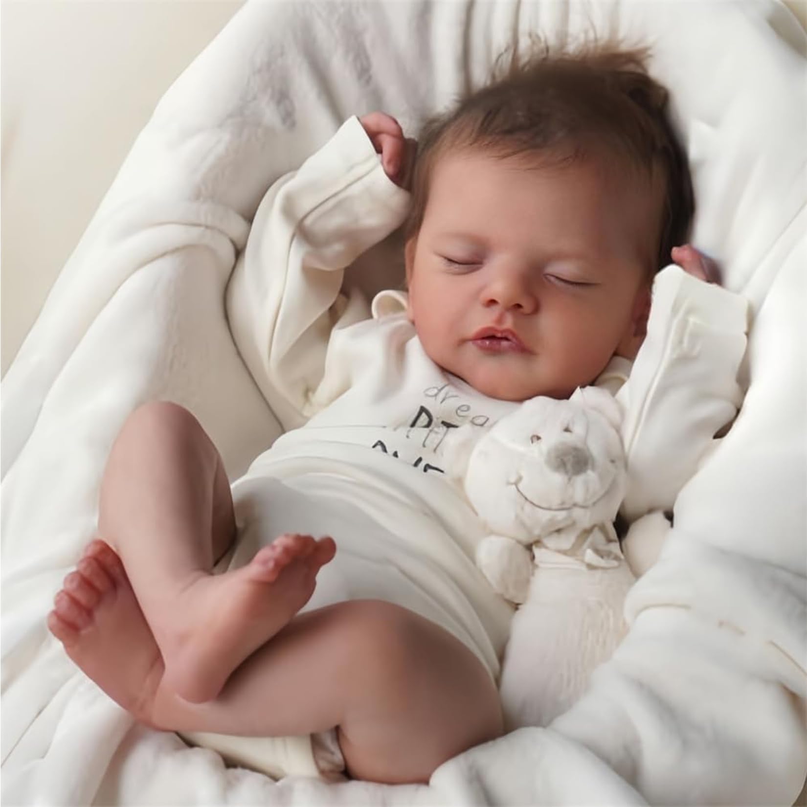 ZIYIUI realistyczne lalki reborn lalka chłopiec silikon lalka realistic toddler reborn Baby 55 cm wygląda jak prawdziwa mała chłopiec