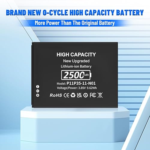 Miniatura 2 de UQOIE P11P35-11-N01 Battery, Upgraded 2500mAh Super High Capacity 0 Cycle Li-ion Replacement Battery for Texas Instruments TI-84 CETI-84 Plus CE