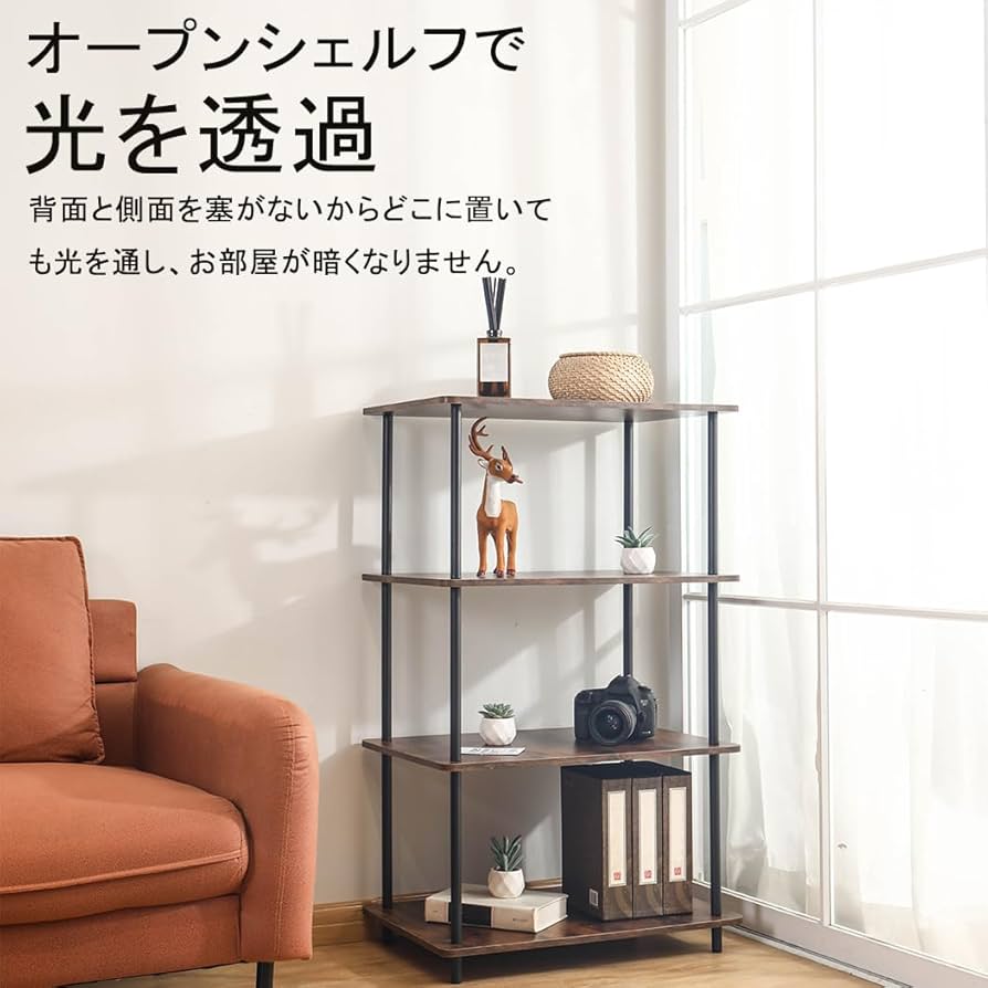 オーディオラック、木製オープンシェルフ 71v3Lc3VHbL._UF350,350_QL50_.jpg