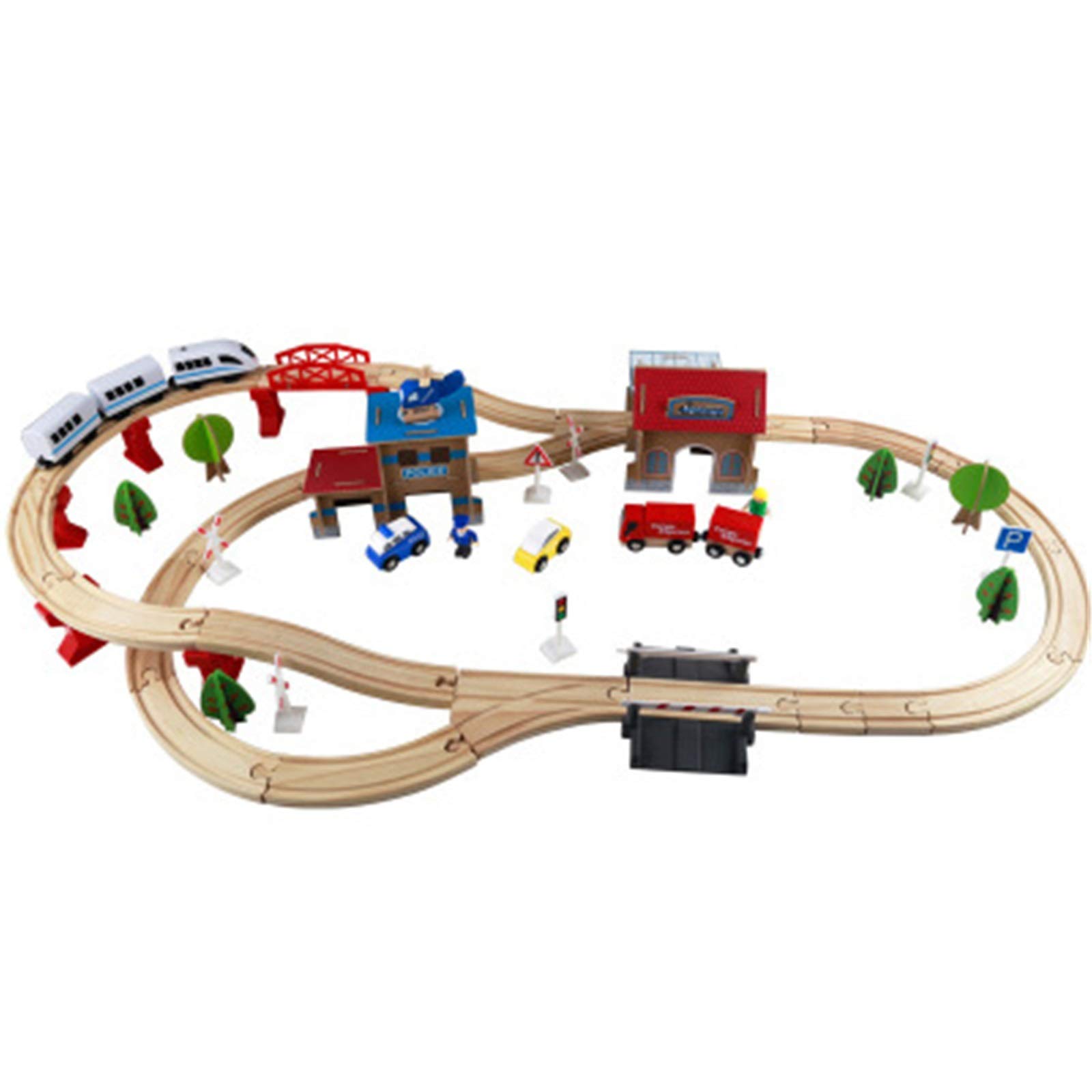 Amazon.co.jp: 電車 おもちゃ 列車セットおもちゃの鉄道セット鉄道の