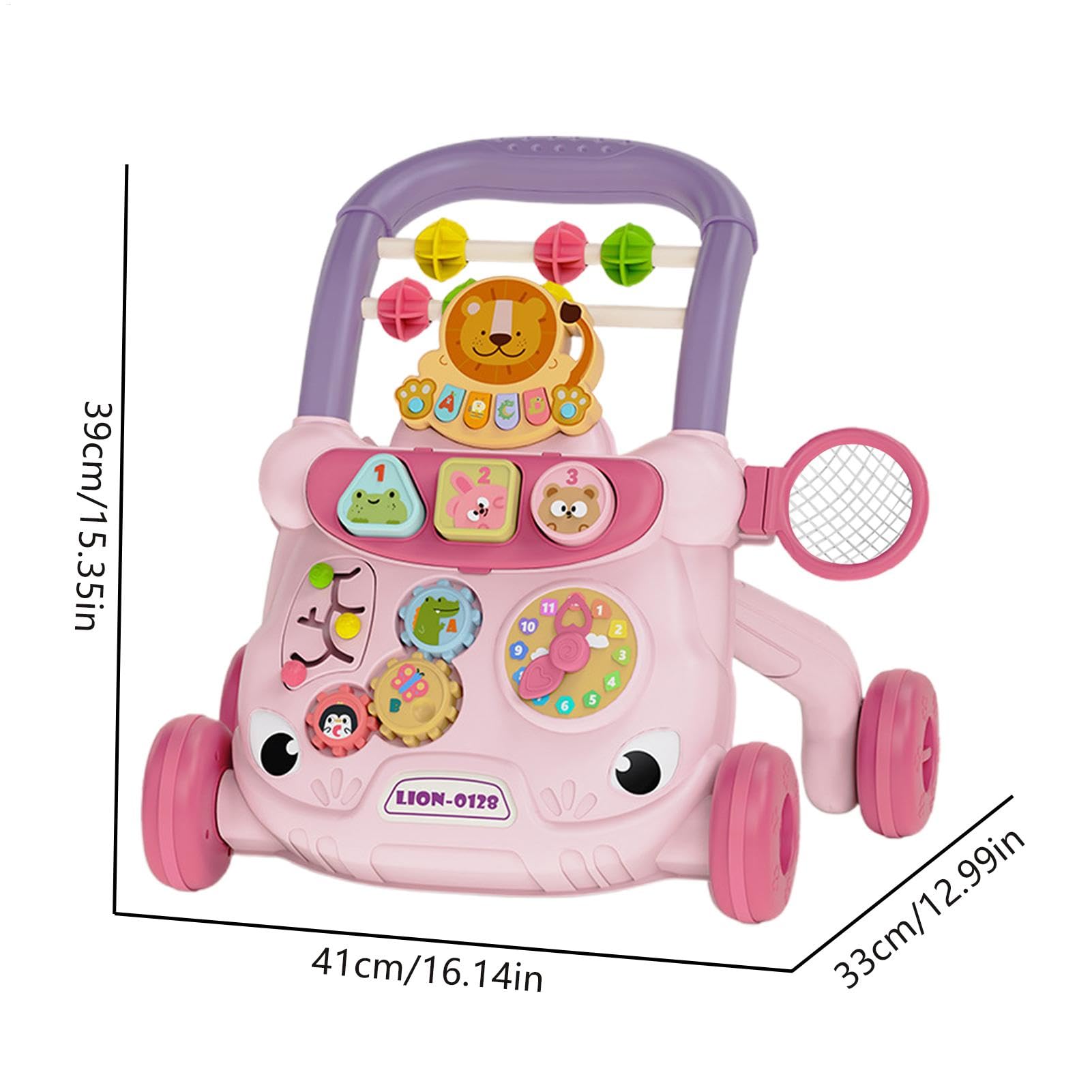 Trotter di attività per bambini, trotter per bambini con ruote | Seat Walker Active Activioning Stand | Baby stable, walker di sviluppo