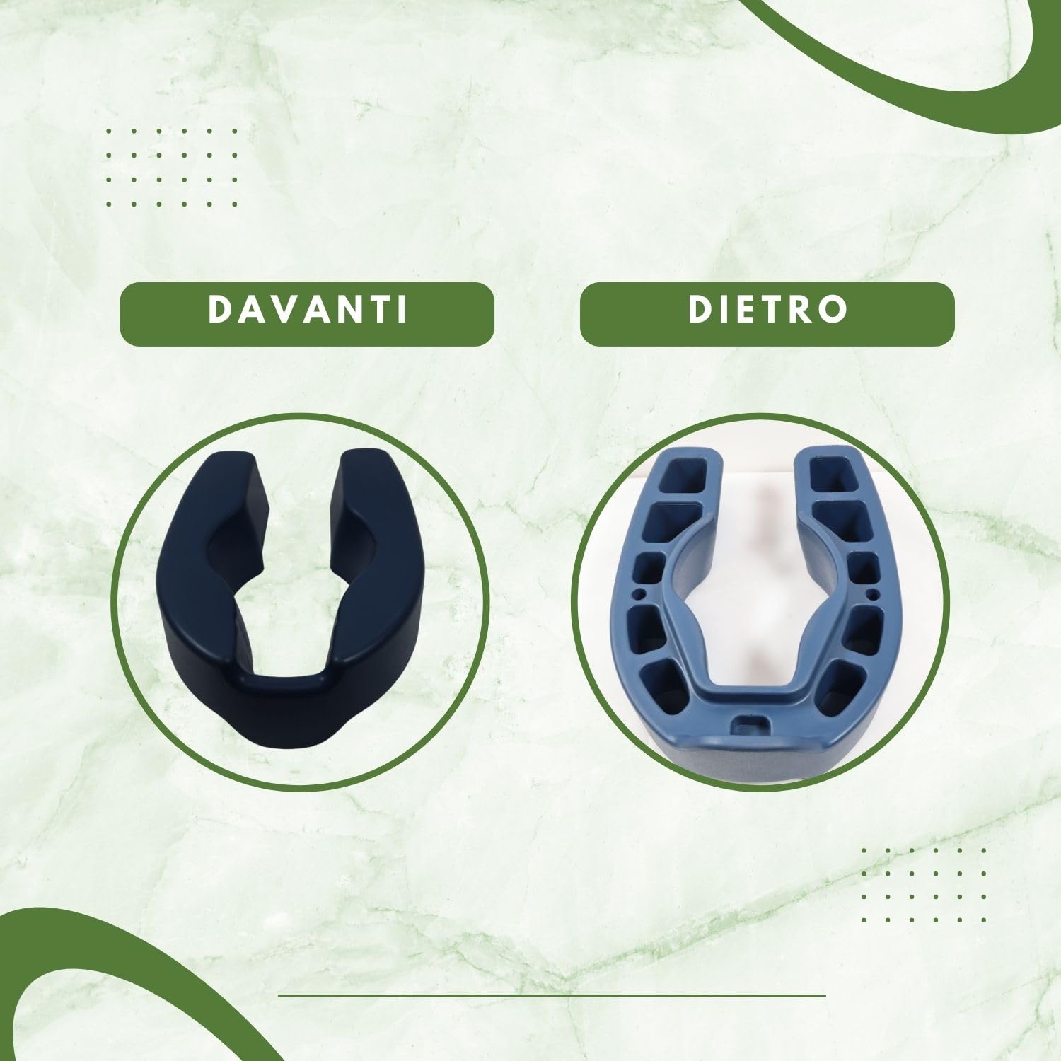 TERMIGEA Rialzo Wc e Bidet adatto SOLO per sanitari forma OVALE 10 cm Idrorepellente e Lavabile in EVA Rialzo Wc Per Anziane e Disabili resistente a macchie e odori. Solo da appoggio senza fissaggio