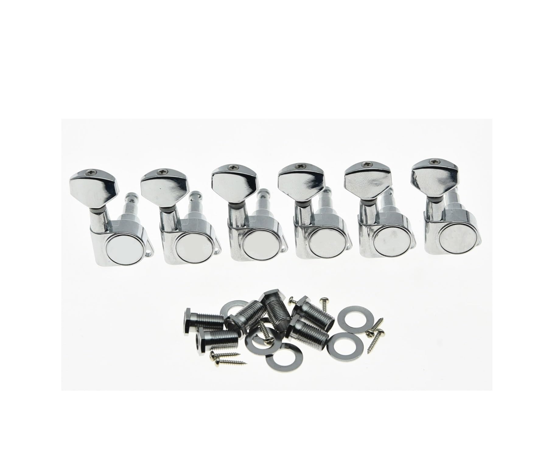 Gitarren Saiten Stimmgerät Gitarren-Stimmschlüssel, Wirbel, Gitarren-Mechaniken, Mechaniken, Verchromt