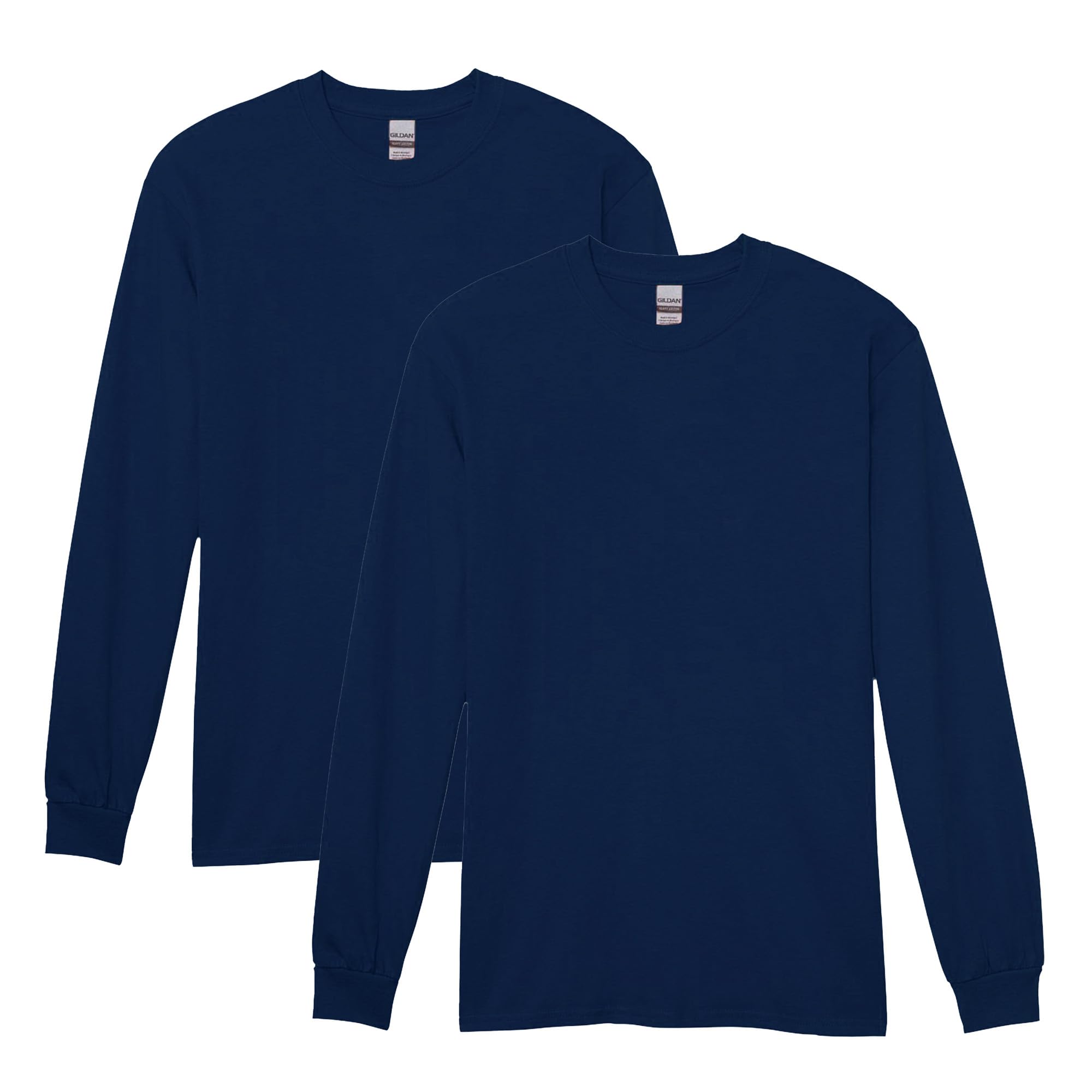 GildanAdult Heavy Cotton Long Sleeve T-Shirt, Style G5400, 2-PackOEKO-TEX  STANDARD 100