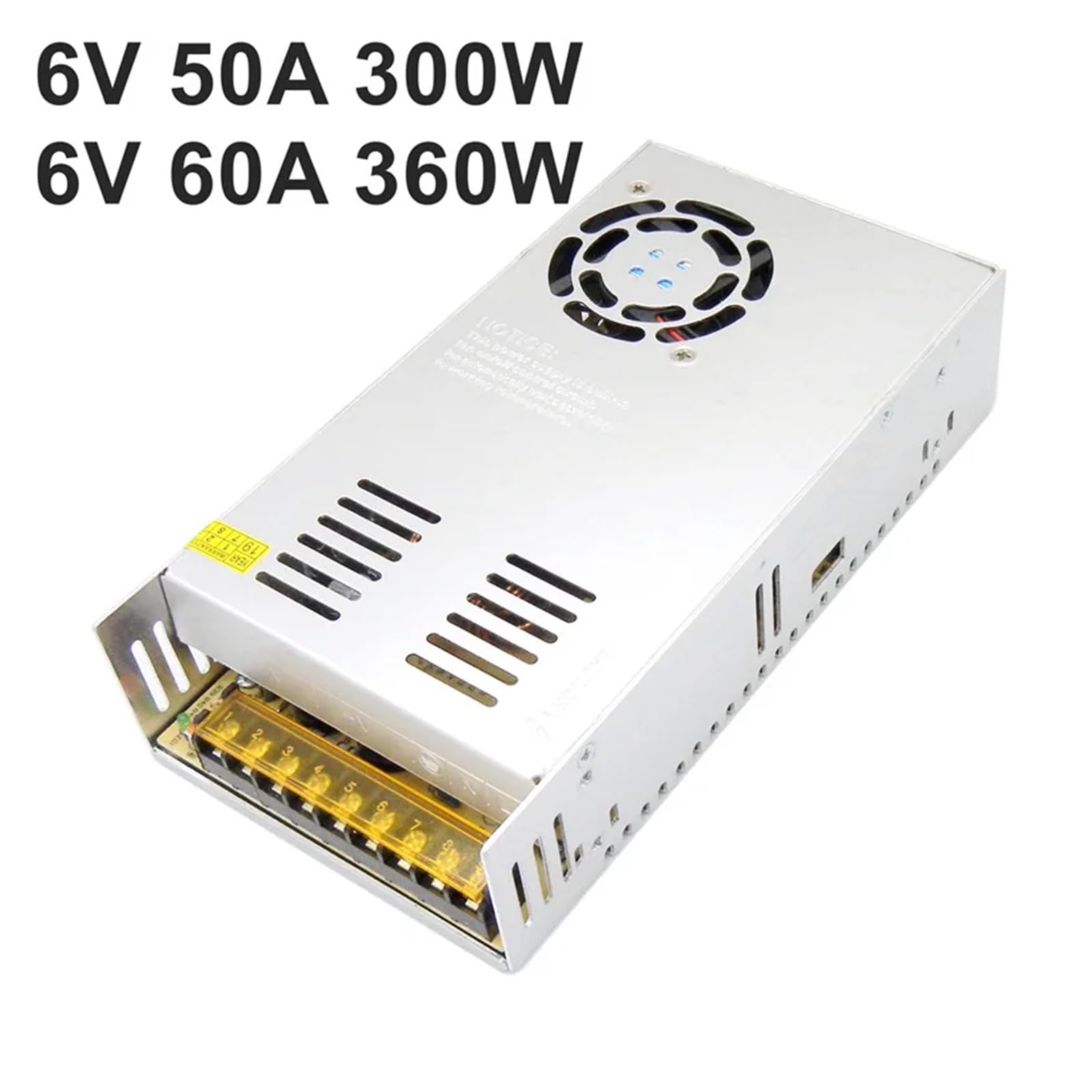 Amazon.co.jp: DC 6V 50A 60A 安定化スイッチング電源 300W 360W AC/DC