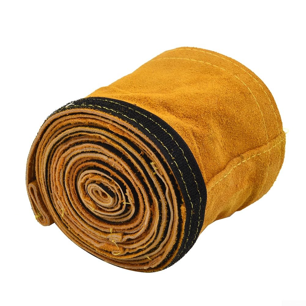 TIG Cache-câble de torche de soudage en cuir ignifuge de 3,5 m, adapté pour appareils de protection d'équipement de soudage, 10 m