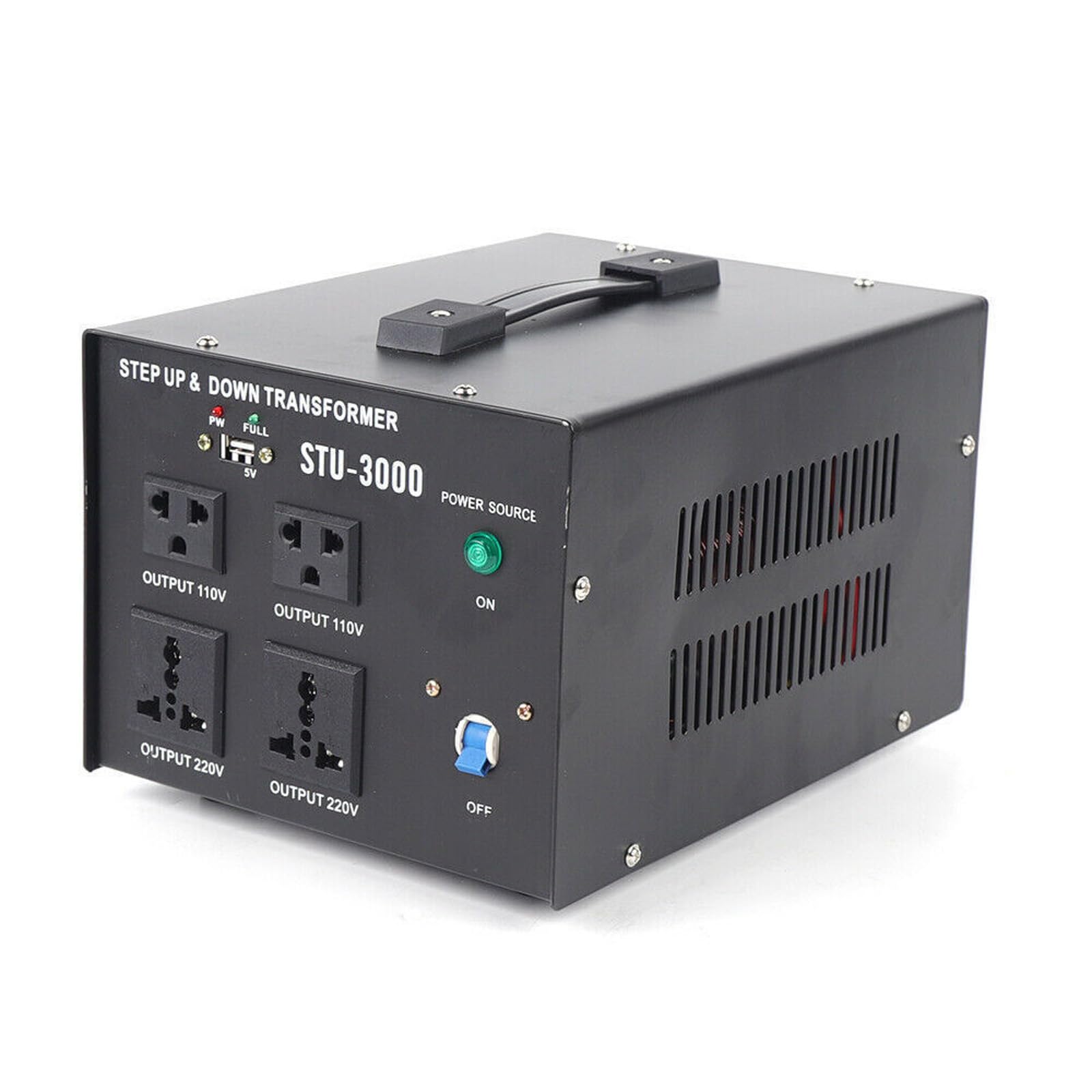 Transformador de tensión AC 220 V 110 V 3000 W USB 220 V a 110 V convertidor