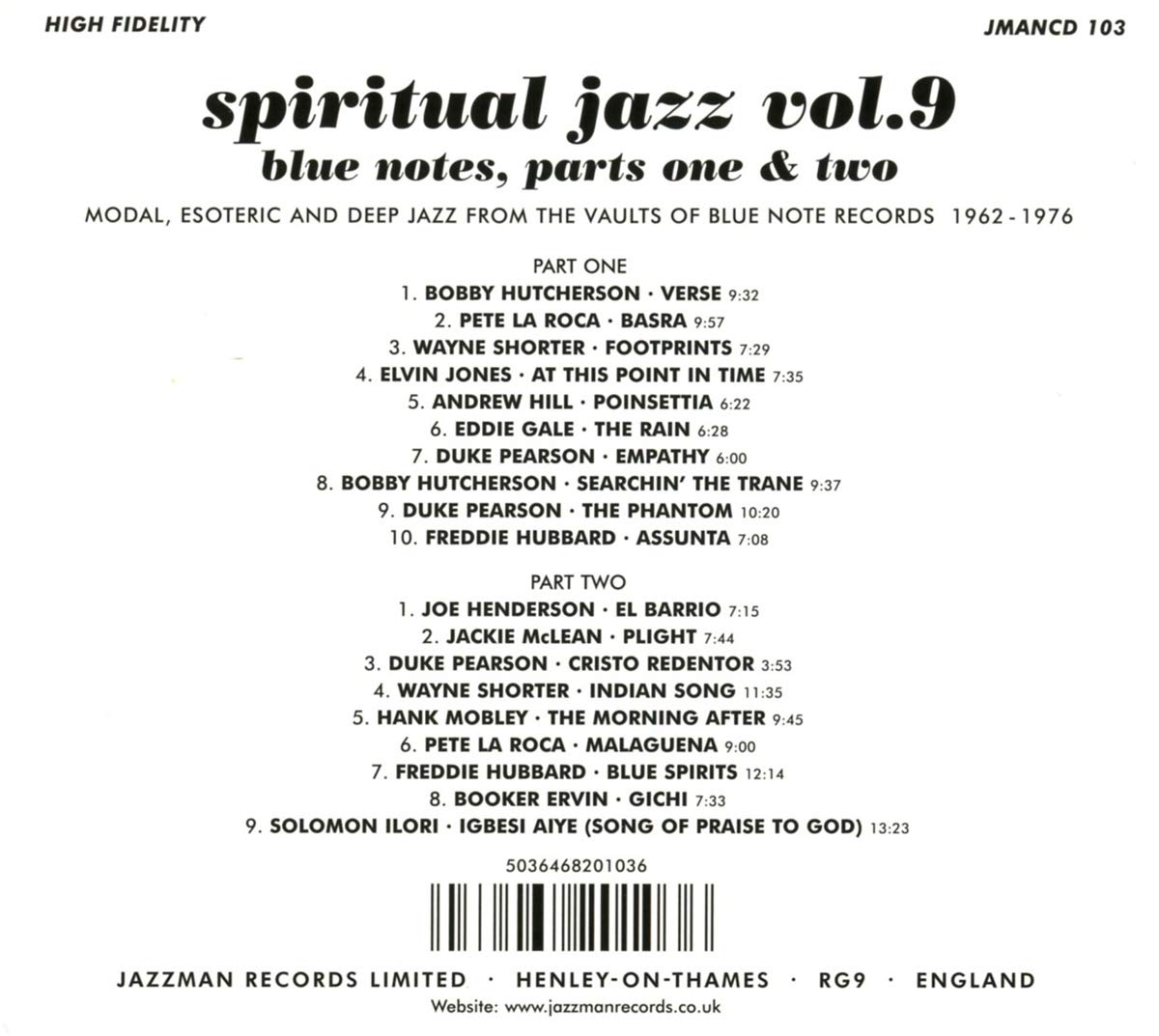 Blue Notes Parts One & Two