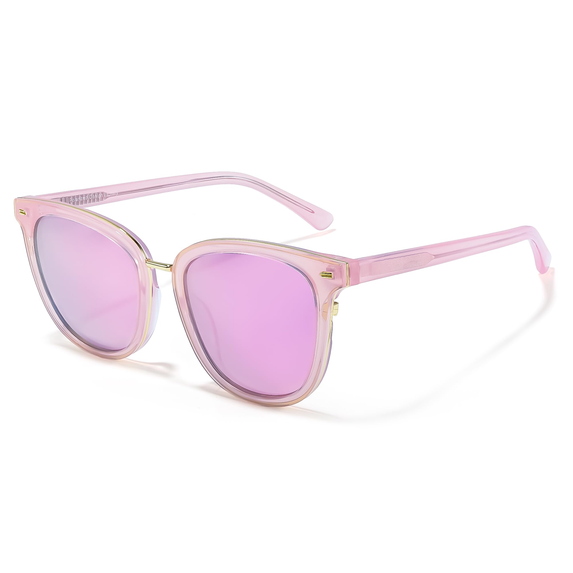 Myiaur Women's Acetate Square Polarized Sunglasses, UV400 Trendy Designer