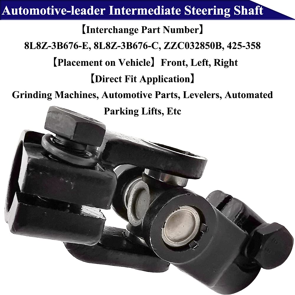 SCITOO Lower Intermediate Steering Shaft - Compatible With Ford Escape, Mazda Tribute, Mercury Mariner (2008-2012)