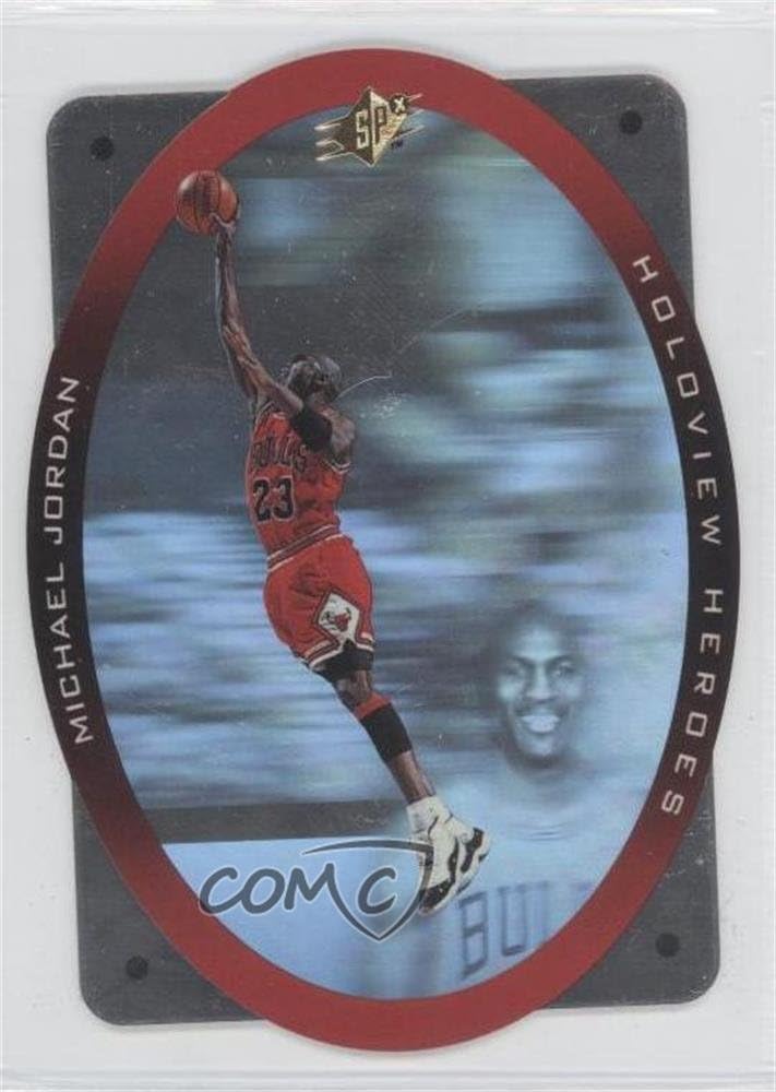 Michael Jordan (Basketball Card) 199697 SPx Holoview