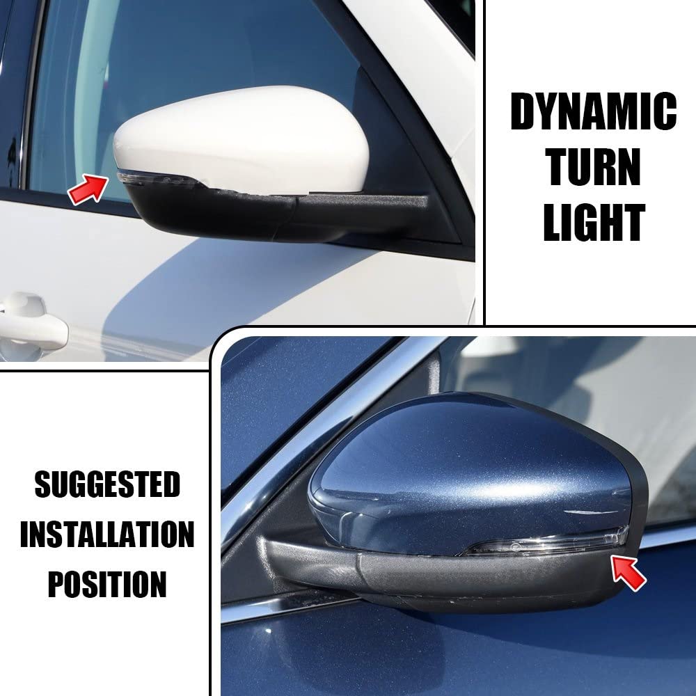 Intermitentes AutomóViles Indicadores De Dirección Dinámicos De Espejo Lateral Luz LED Intermitente Para Coche Para Ford Para Kuga CX482 Para Escape CX482 2019 2020 2021 Componentes de las luces de gi