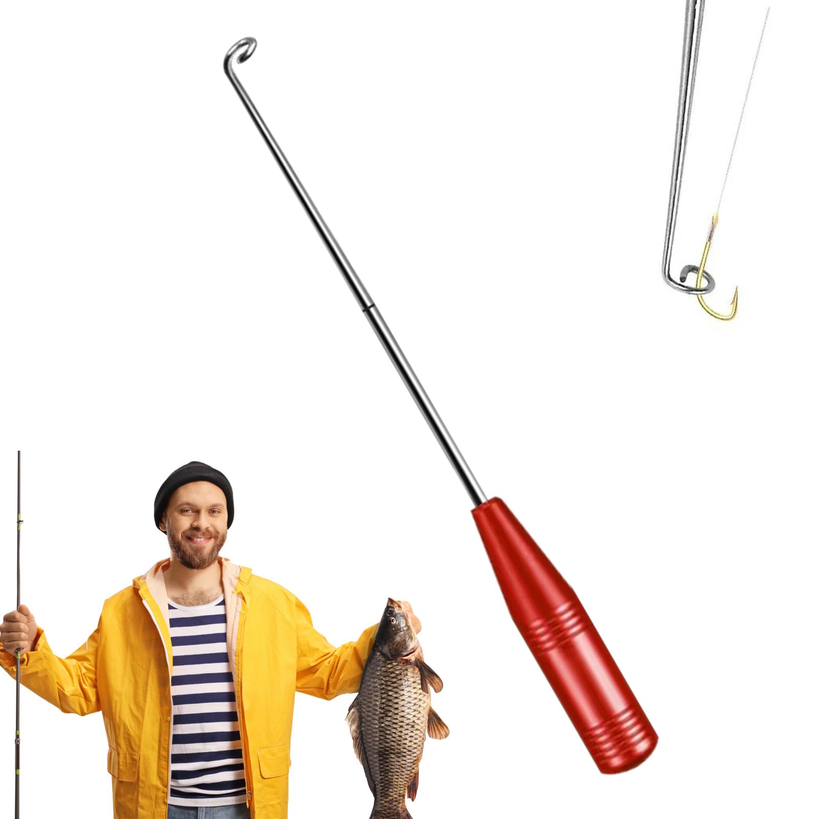 Fishing Hook Remover Tool | Fishing Hook Quick Removal Device - Stainless Steel Fish Hooks Remover Detacher Tool, Fishhook Easy Removal Detacher for