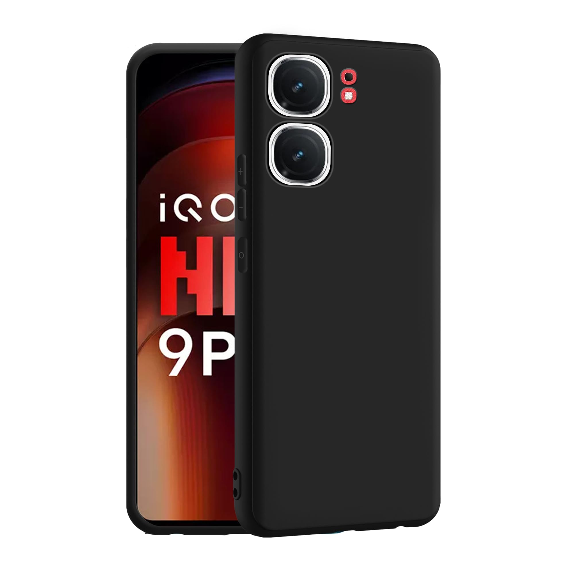 CEDO iQOO Neo 9 Pro (5G) Back Cover | Camera Bump Protection & Inner Velvet Fabric Lining | Ultra Slim Matte Soft Rubberised Case Cover (Black) (B0CWRX166C) Amazon Price History, Amazon Price Tracker