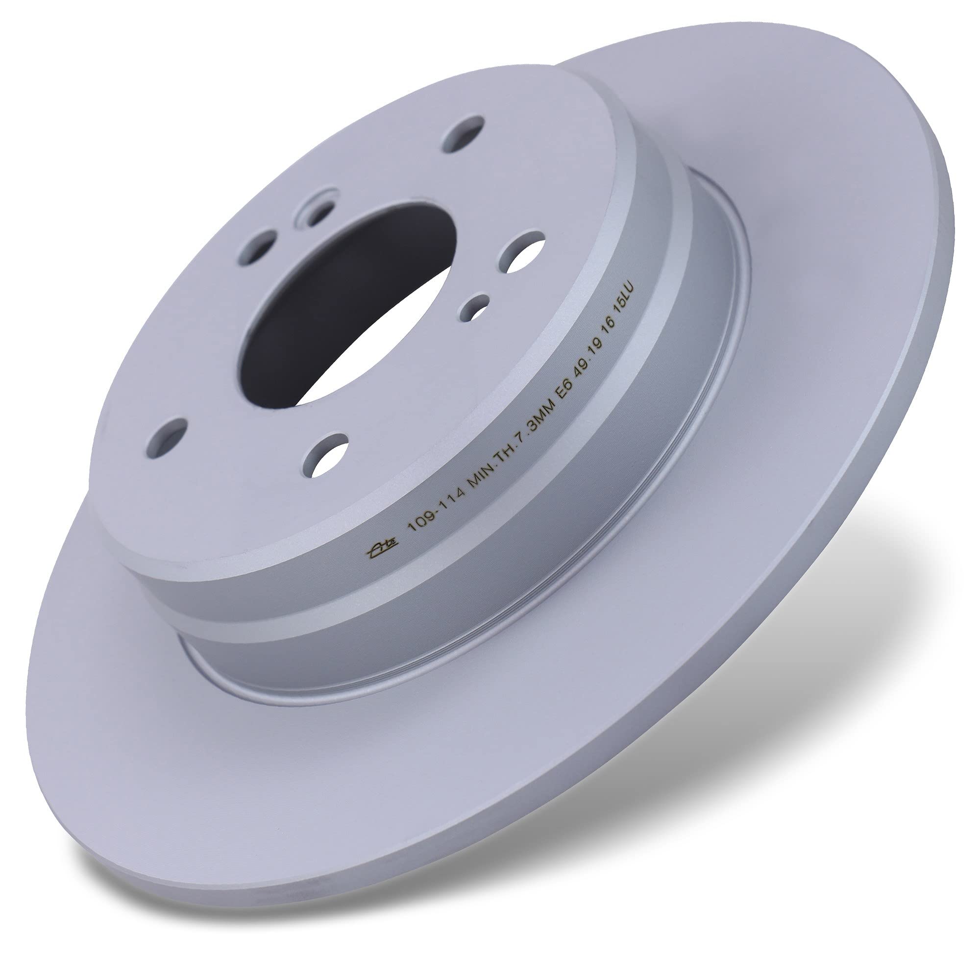 ATE Set freni + dischi freno anteriori ¯ 288 mm ventilati + posteriori ¯ 278 mm pieni e pastiglie freno anteriori + posteriori e contatto di usura Compatibile con MERCEDES Classe C, CLK, Classe E, CLK