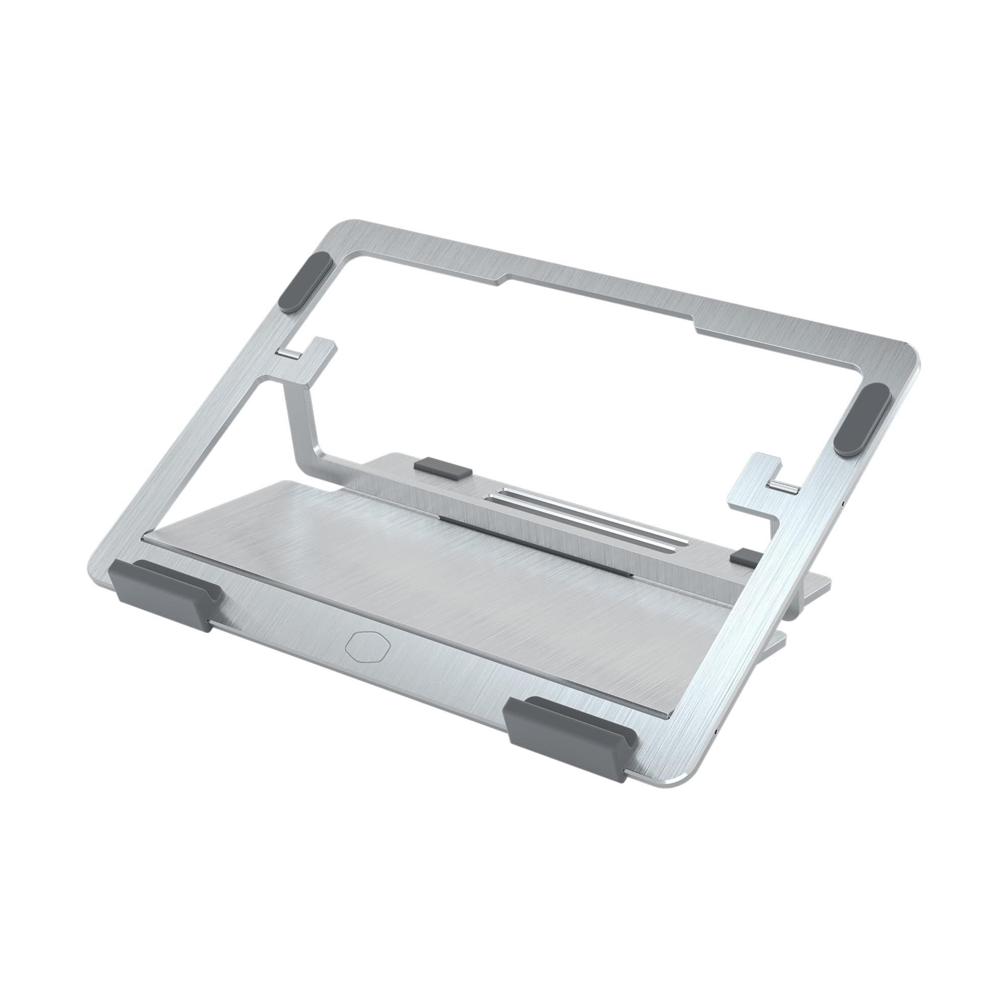 COOLER MASTER Ergostand Air Silver Support ventilé pour ordinateur portable inclinable jusqu à 15 (MNX SSEW NNNNN R1)