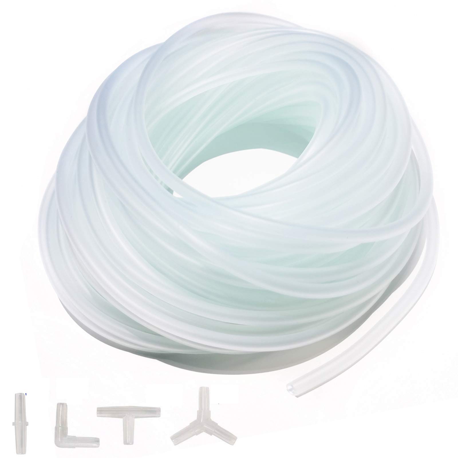 ALEGI 100ft Standard 3/16" Flexible Airline Tubing with Connectors