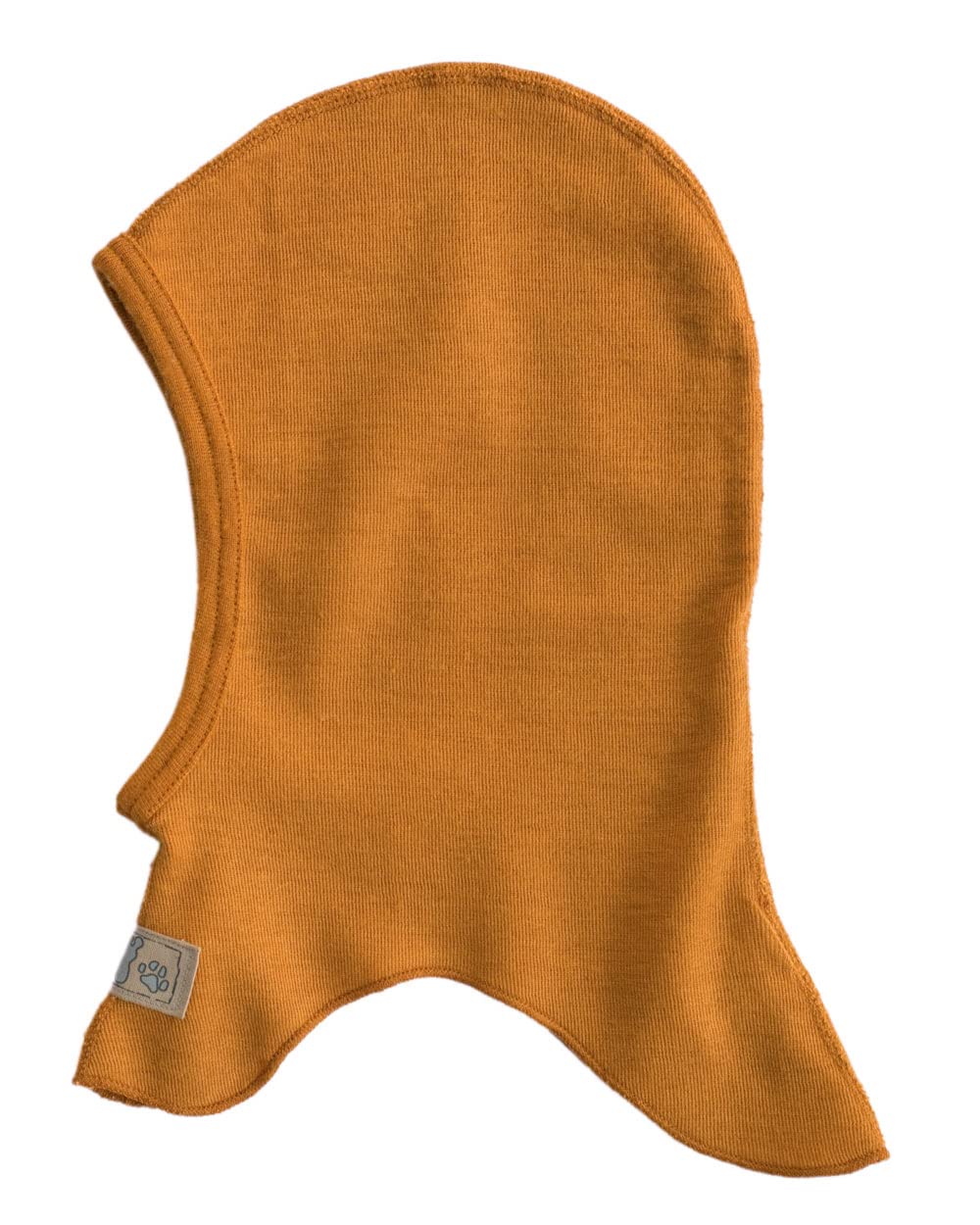 Lilano, Children's/Baby Balaclava Hat, 70% Wool (kbT), 30% Silk, 210 g/m², curry, 3-6 Months