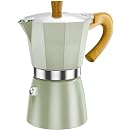 Cilio Classico - Cafetera italiana (6 tazas), color verde menta : Hogar y  cocina
