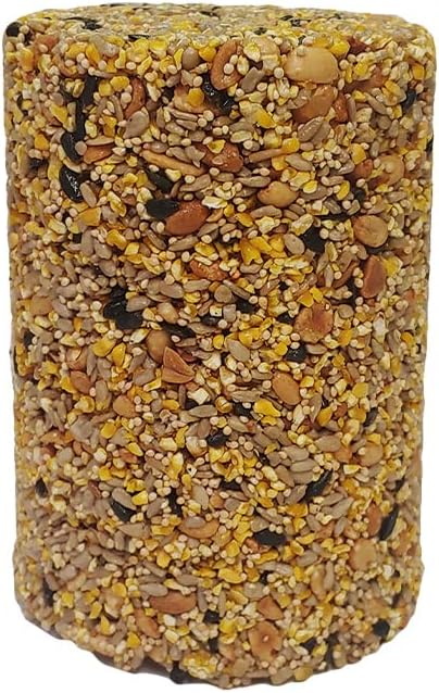 BestNest Wildlife Sciences Woodpecker Crunch Seed Towers, 4.5 lb Each, Pack of 6 – High-Energy Bird Seed Logs with Sunflower, Peanuts & Corn – for Seed Tower, Platform & Tray Feeders