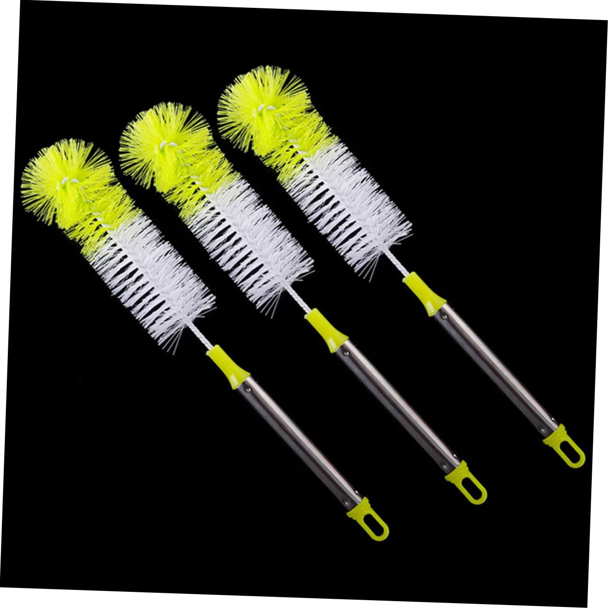 Ciieeo 2 Set Spazzole Per Bottiglie Colorate Con Lungo Flessibile Inossidabile Per Lavaggio Biberon Tazze E Bottiglie Pulizia E Duratura Colore Casuale 3 Pezzi*2