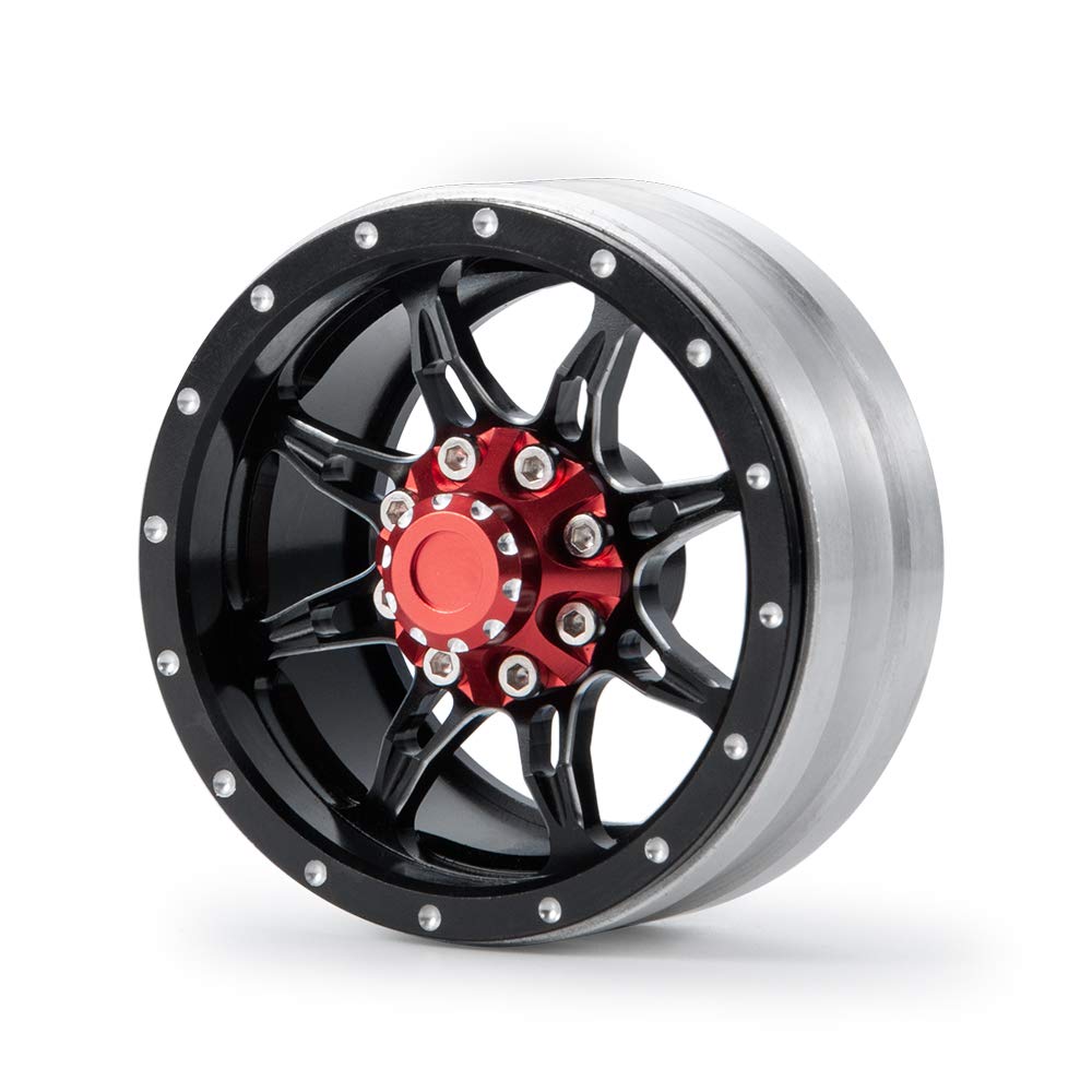 AXspeed 1,9" Beadlock Felgen für 1/10 Axial SCX10 TRX4 D90 RC Crawler Car 4 Stück