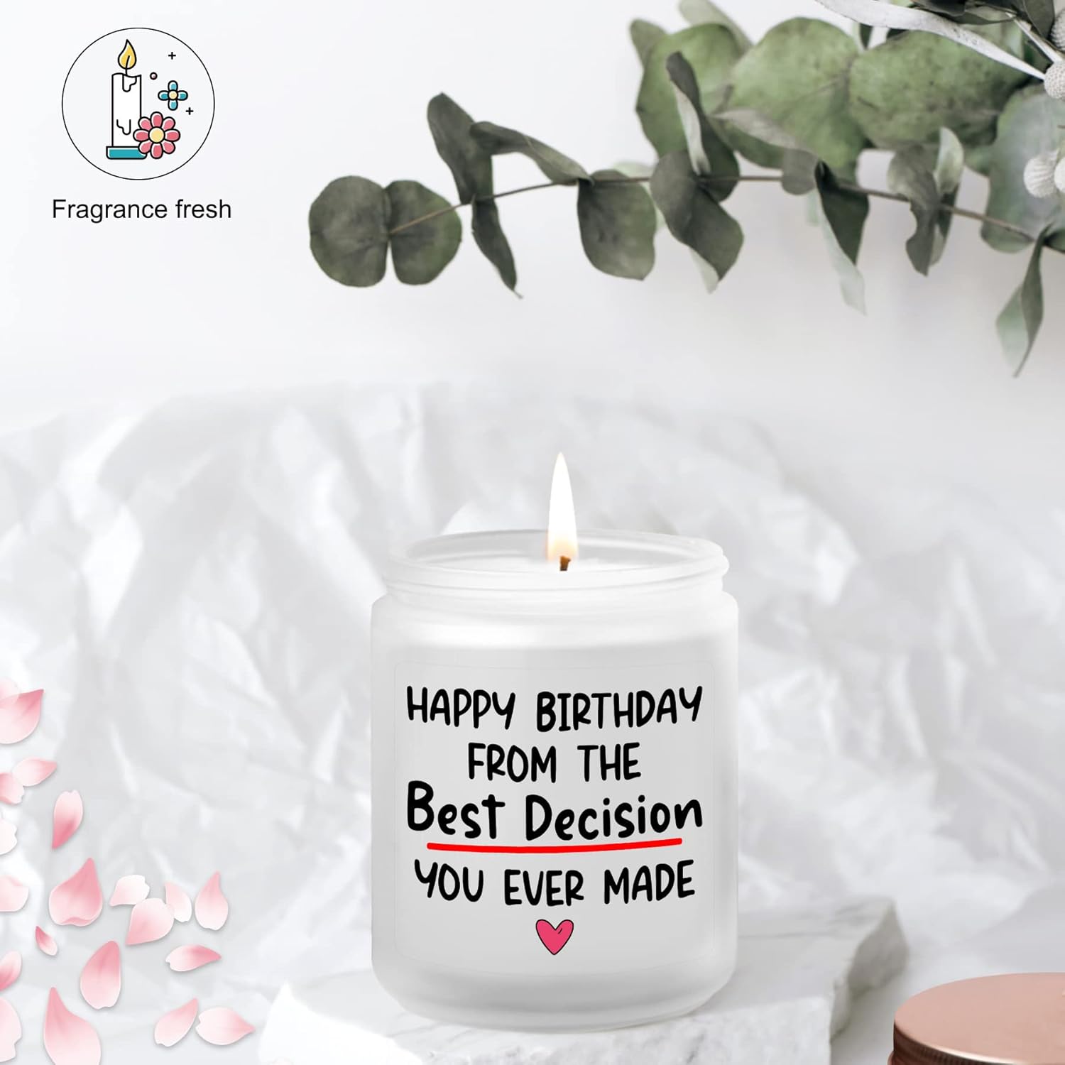 Birthday Gifts for Wife from Husband - Funny Women Happy Birthday Gifts Ideas for Her Him Girlfriend from Boyfriend Her Him - Lavander Scented Candles