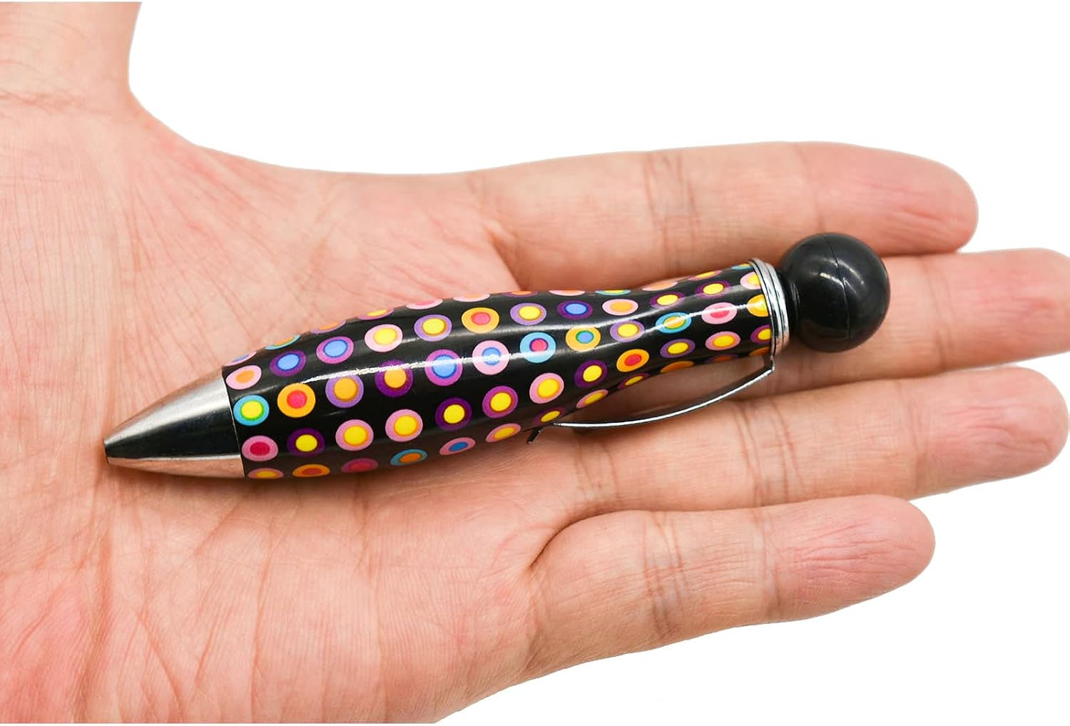 12Pcs Mini Bowling Pens Cute Big Fat Arthritis Ballpoint Pen image 5
