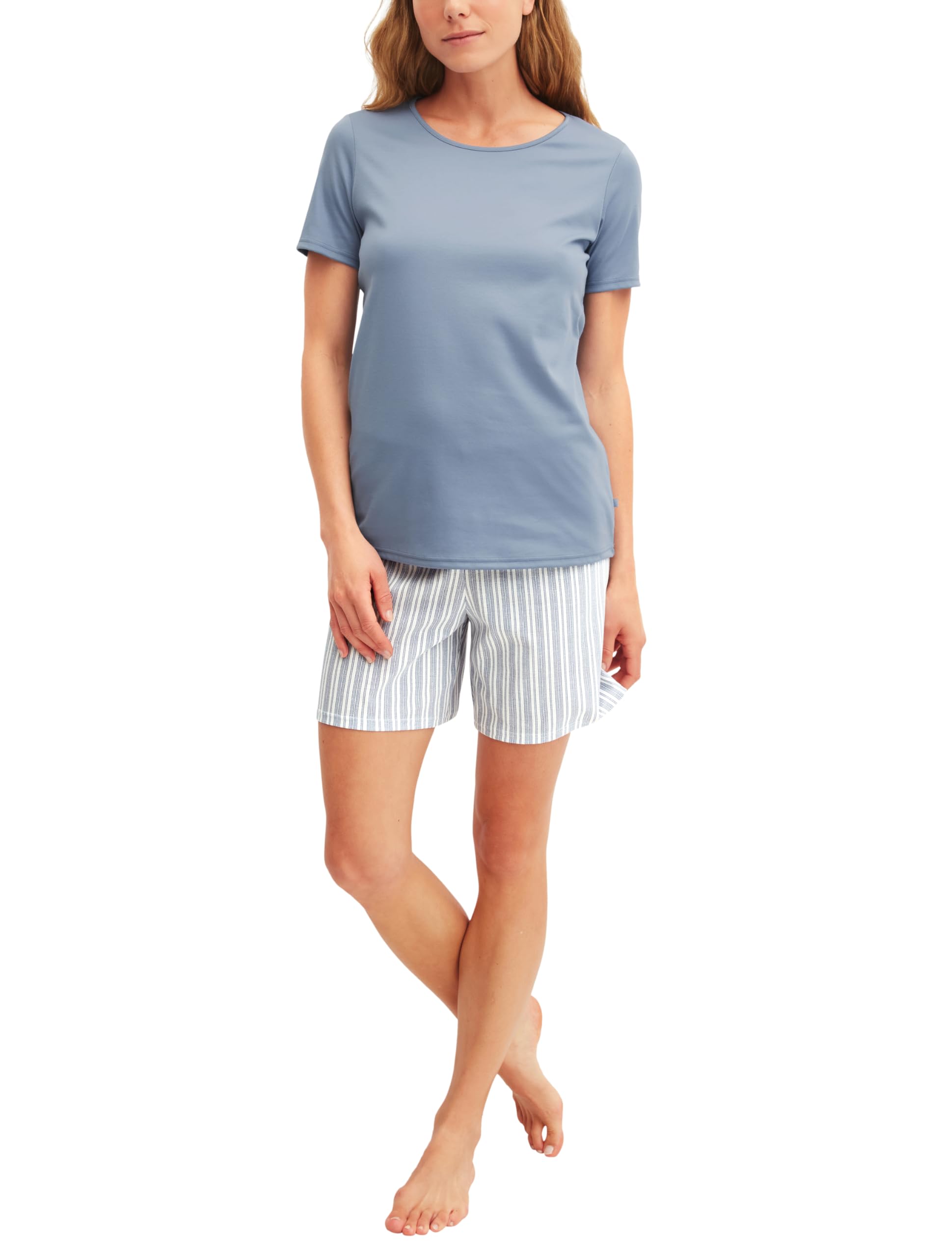 CALIDA Damen Striped Dreams Pyjamaset (1er Pack)