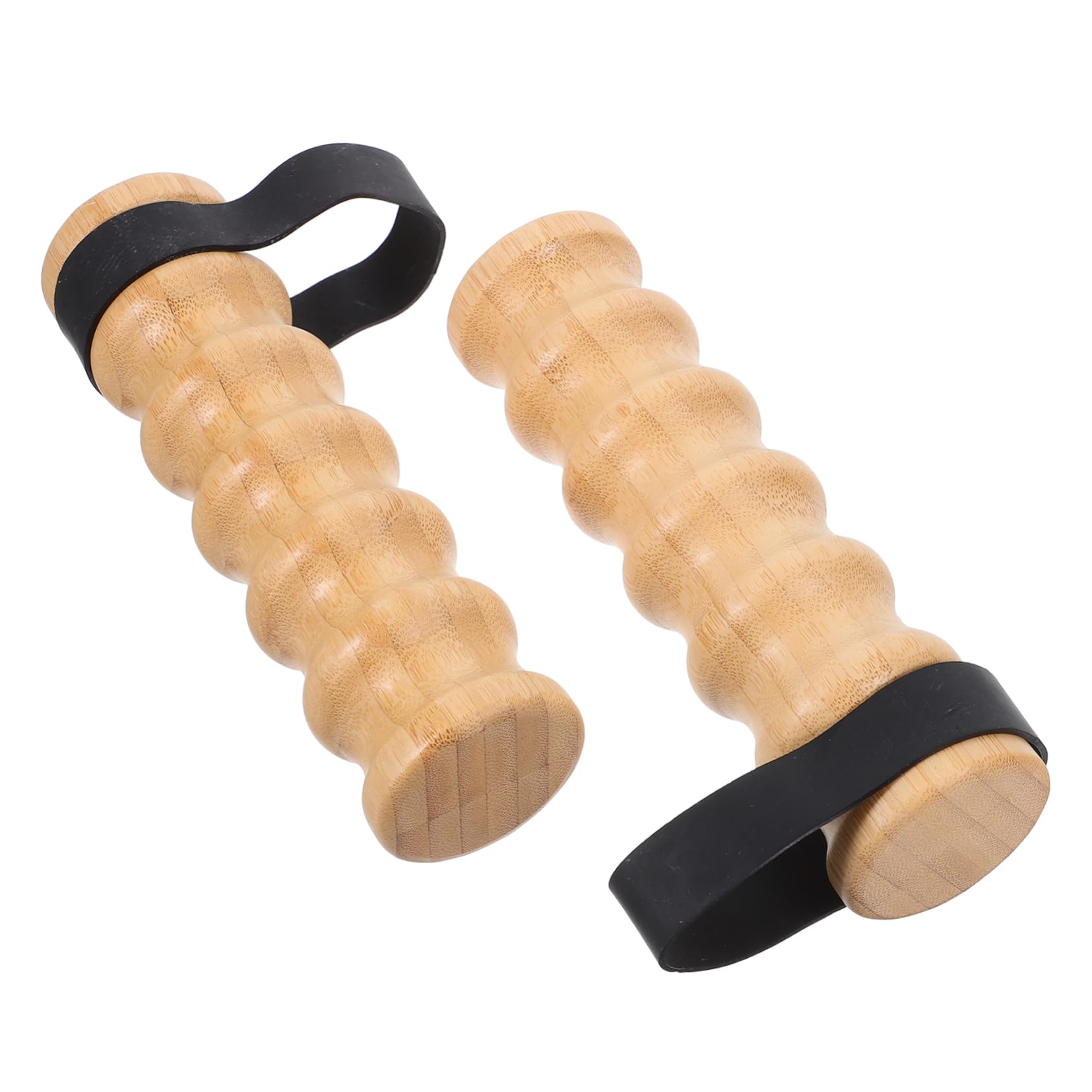ibasenice 2pezzi Fasce Legno Per Esercizi Attrezzatura Fitness Portatile Con Resistenza Regolabile Per Stretching Allenamento Della e Riabilitazione Delle Articolazioni