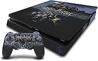 Vista 1 de Head Case Designs Calcomanía de vinilo con licencia oficial del castillo de Harry Potter para videojuegos, compatible con Sony Playstation 4 PS4