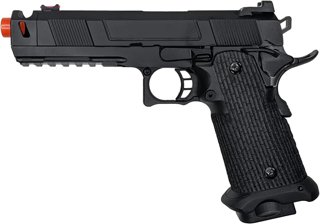 Lancer Tactical 300 FPS Army Armament Metal Airsoft Pistol Green Gas Verision with 3000 Round 0.25g Bag of BBS