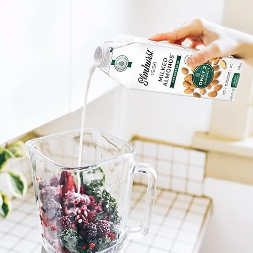 Miniatura 5 de Elmhurst 1925 Leche de almendras sin azúcar 32 onzas paquete de 6