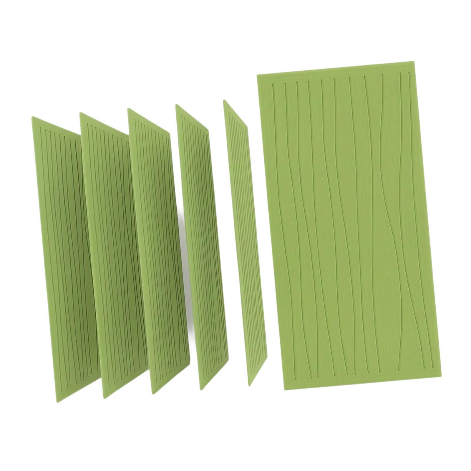 6 Piezas Paneles Acústicos de Arte para Paredes Paneles Absorbentes para Insonorización Paneles Decorativos Modernos Paneles de Absorción de Sonido en, Verde