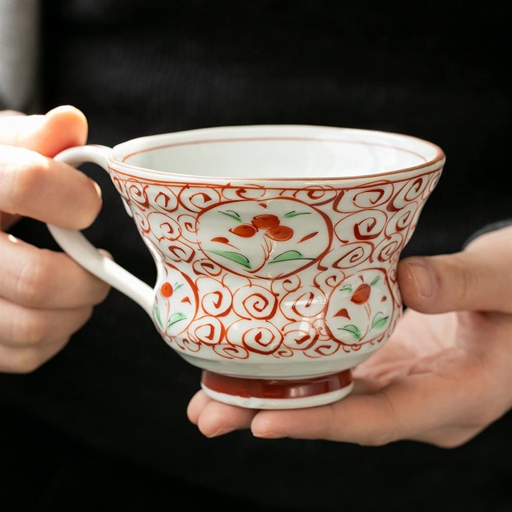 Amerykańskie ceramiczne filiżanki do kawy wielokrotnego użytku, popołudniowe kubki Cappuccino Latte kubki na mleko kubek śniadaniowy szklanki do napojów kubek