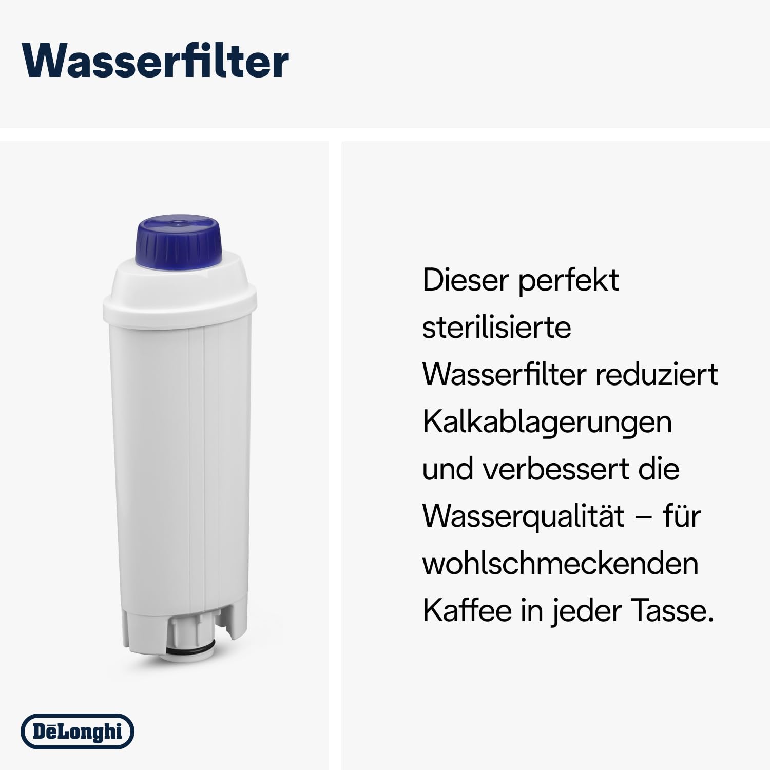 De'Longhi Original CoffeeCareKit DLSC306 -Pflegeset für Kaffeemaschinen & Kaffeevollautomaten,enthält 1 x 200 ml EcoDecalk,1x 250 ml EcoMultiClean,1x Wasserfilter,1x Mikrofasertuch,1 x Wasserhärtetest
