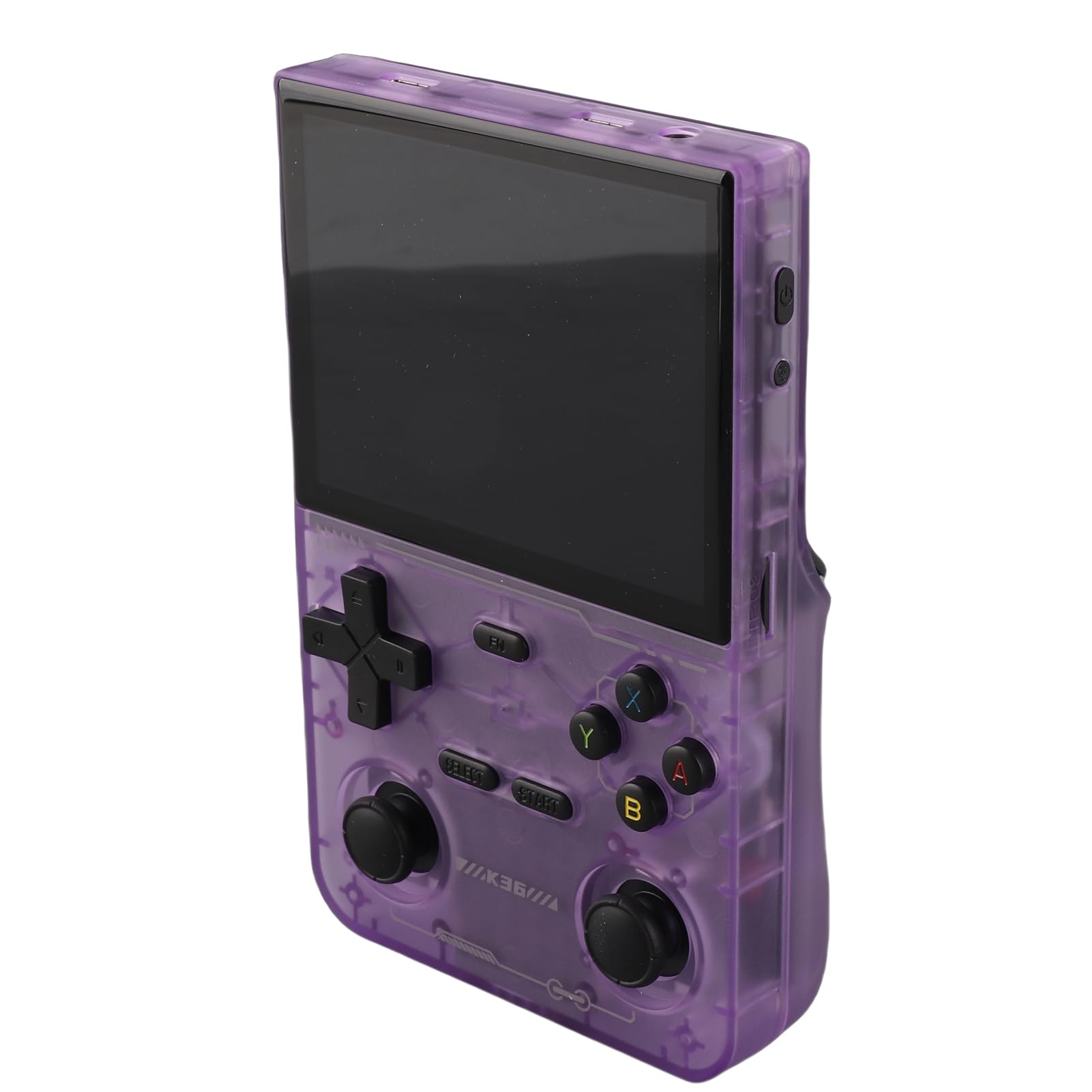 Generic Przenośny Odtwarzacz Gier z Ekranem 3,5 Cala Podwójny Joystick Przenośna Konsola do Gier z Profesjonalnym Chipem do dla Entuzjastów Retro (PURPLE)