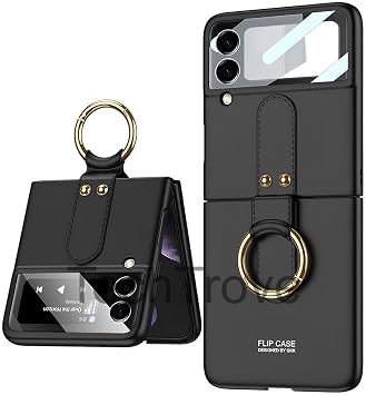 Samsung Galaxy Z Flip 3 K l f Y z kl  Sert Kapak Siyah
