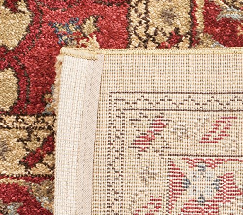 Safavieh Persischer Traditioneller Teppich, MAH698, Gewebter Polypropylen, Rot / Natürlich, 160 x 230 cm – Bild 6