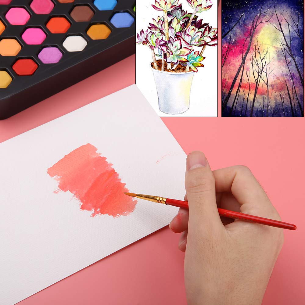 Buy mreechan Watercolor Paint Set,36 Color Solid Watercolor Artist