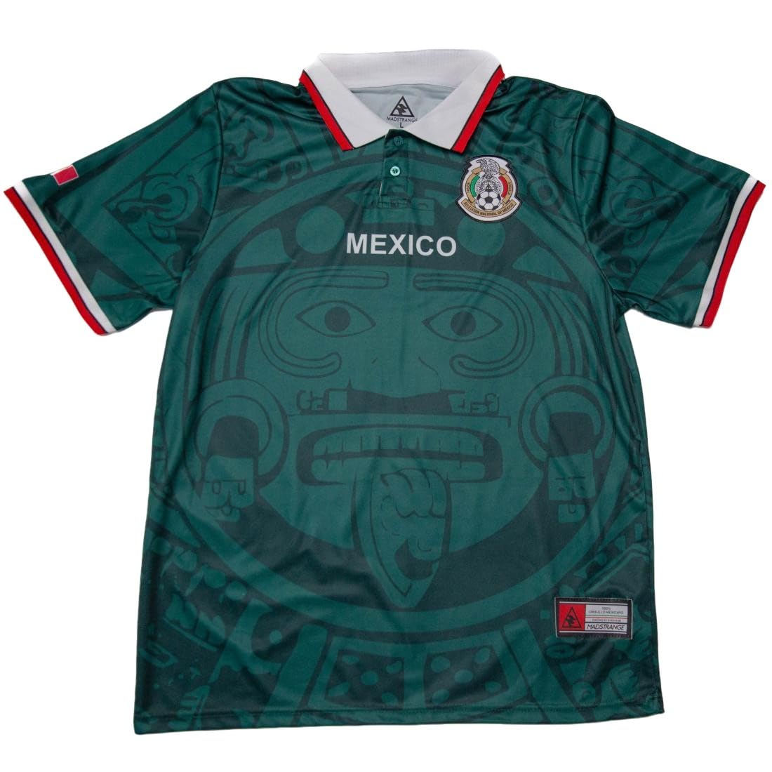 MadStrange Mexico Retro Soccer Jersey