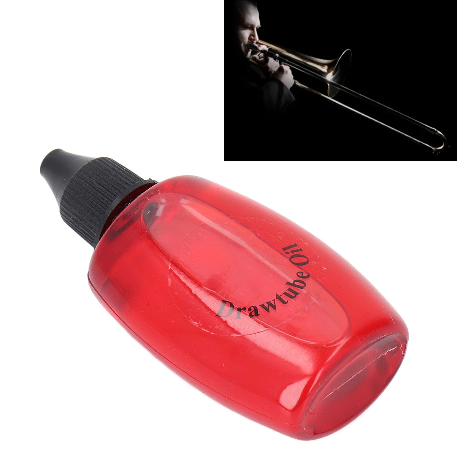 Alomejor 30ml Trombone Piston Valve Oil Trumpet Piston Valve Oil Odorless Synthetic Valve Oil for Instrument