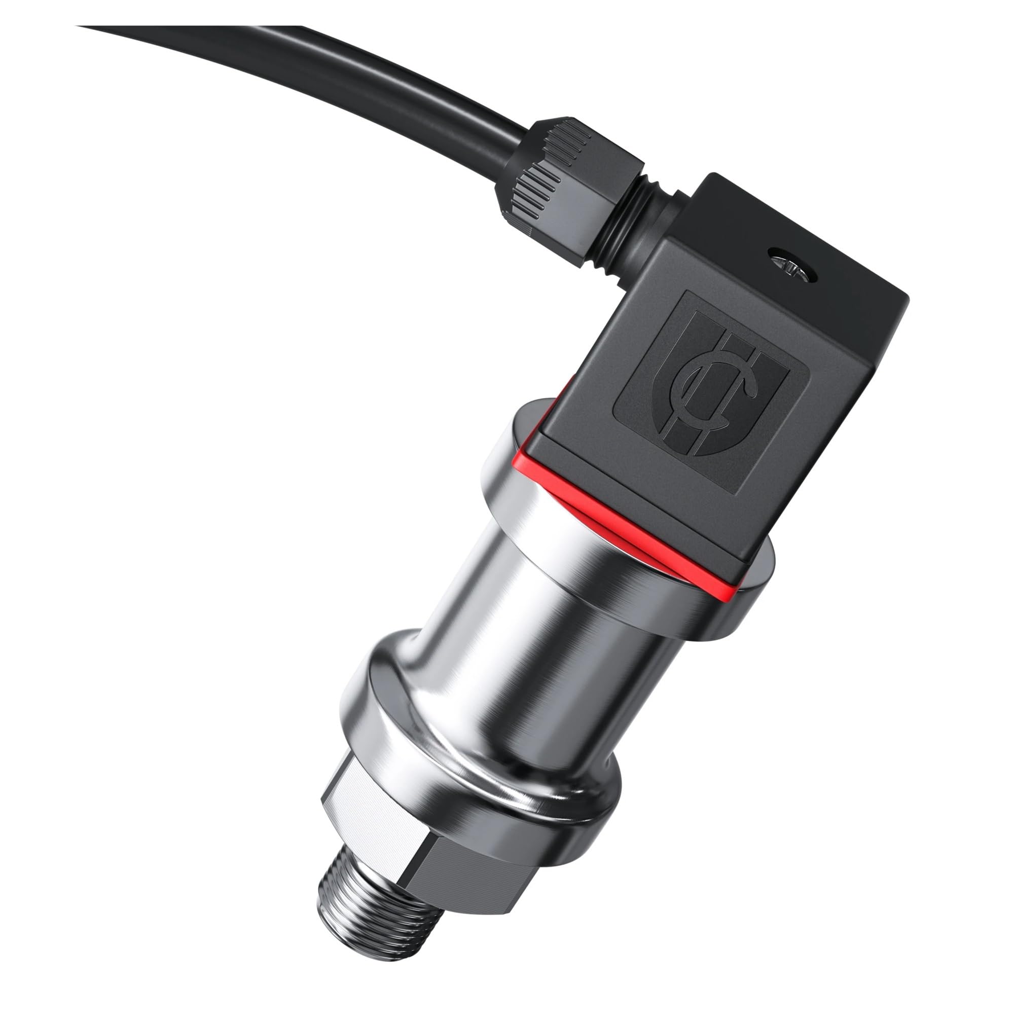 IEUMJNAT Pressure Transmitter 0-20Kpa 0-20Mpa 0-20Bar Sensor 4-20mA 0-10V 0-5V RS485 Transducer M20*1.5 SS304 DC24V(0-10v,0-0.4Mpa)