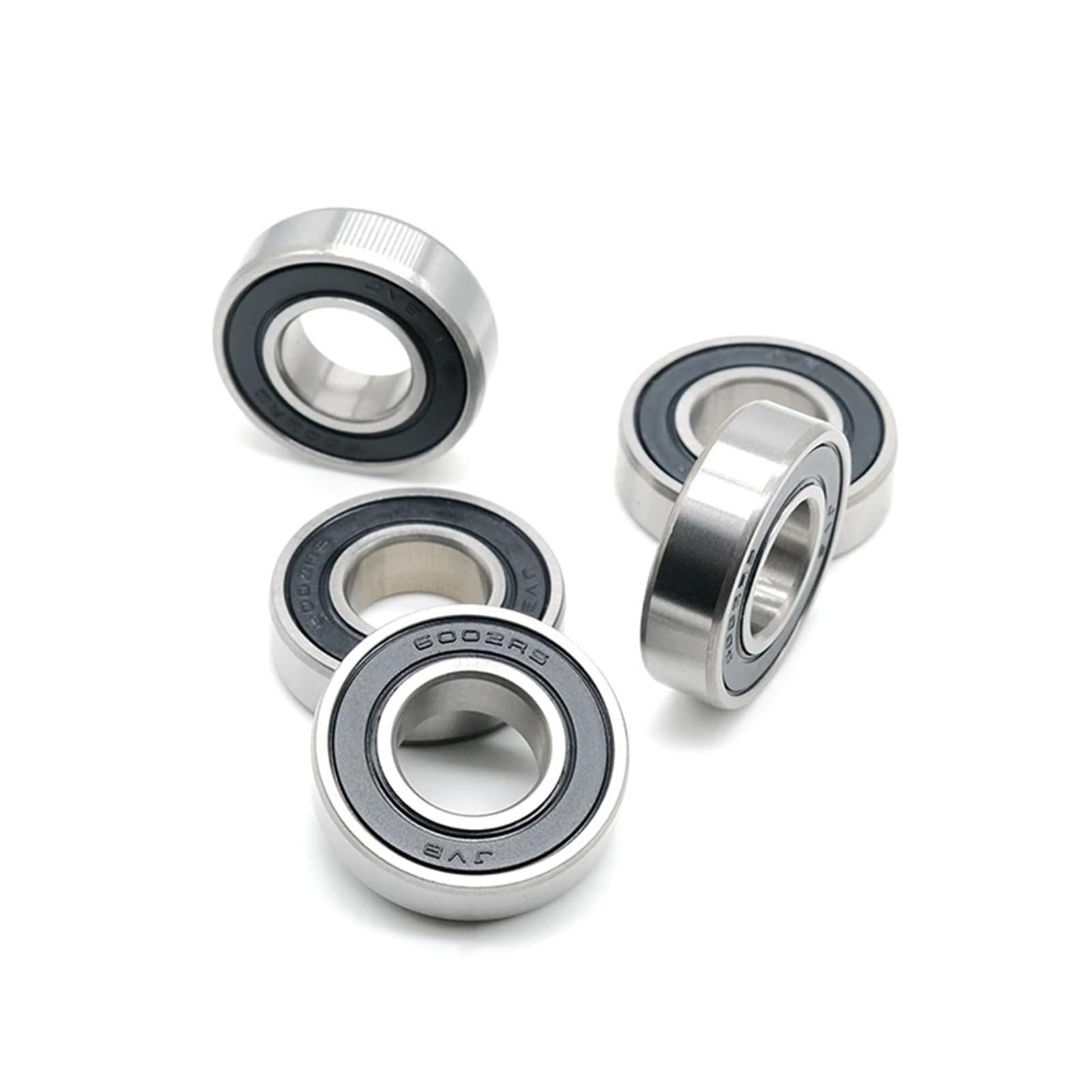Roulements rigides à billes Lot de 5 roulements à billes à gorge profonde à une rangée ABEC-7 6002 2RS 15 x 32 x 9 mm 6002-2RS