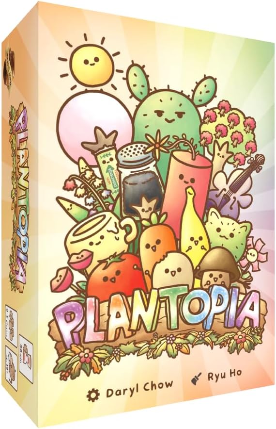 Barrel Aged Games: Plantopia - Plant-Themed Card Game, Grow The Best Garden, Adorable Illustrations & Hilarious Puns, Ages 10+, 2-5 Players, 30 Min